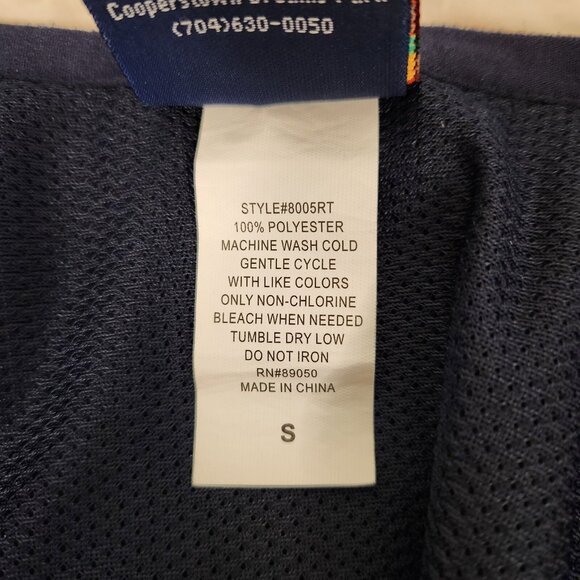 Cooperstown Jacket Dreams Park Mens Pullover Warm Up Jacket Vented Blue Size‎ S - Picture 8 of 9